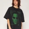 Matrix Revolution Oversized Tee -Thread Heads Sale Store BlackOversized Close Up Front 7372cf80 a5a1 477f b69a dff84924ff39