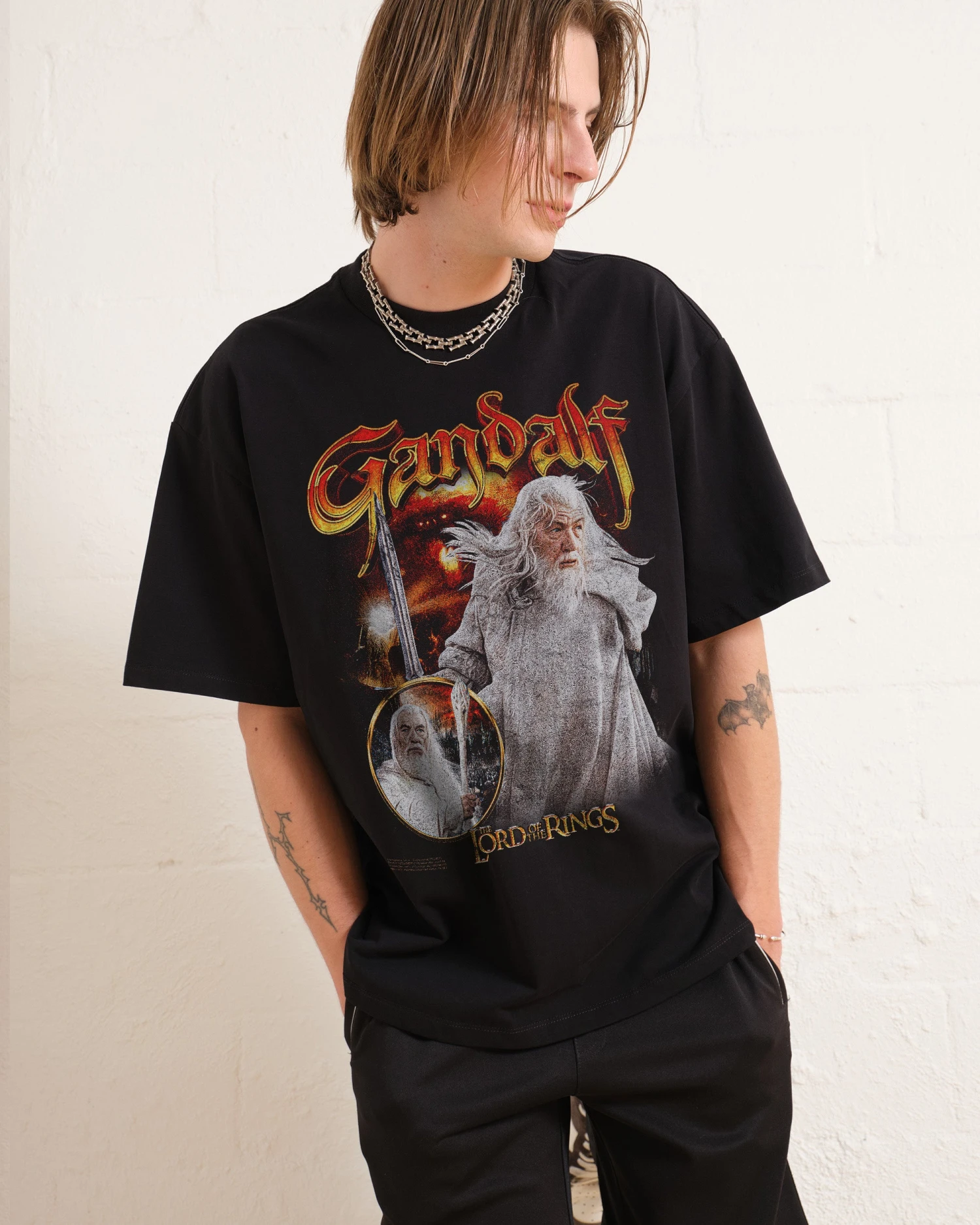 Gandalf The White Oversized Tee 3 Gandalf The White Oversized Tee
