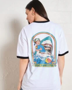 Stay Positive Front And Back T-Shirt -Thread Heads Sale Store BlackRinger Back 2669edb5 116f 4415 ae44 00827f04b019