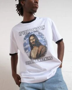 If You Don't Sin Jesus T-Shirt -Thread Heads Sale Store BlackRinger Front 111f75c7 1a14 464d 8726 9b234ee012de