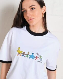 Sesame Street Walk With Me T-Shirt 17 Sesame Street Walk With Me T-Shirt -Thread Heads Sale Store BlackRinger Front 56d6e079 74cc 4e7d 9bac 6a768f6e0366