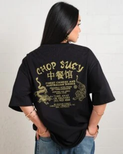 Chop Suey Oversized Tee -Thread Heads Sale Store BlackWomenOversized Back 672451f9 d3d7 4c96 91b6 10ae7a604d41