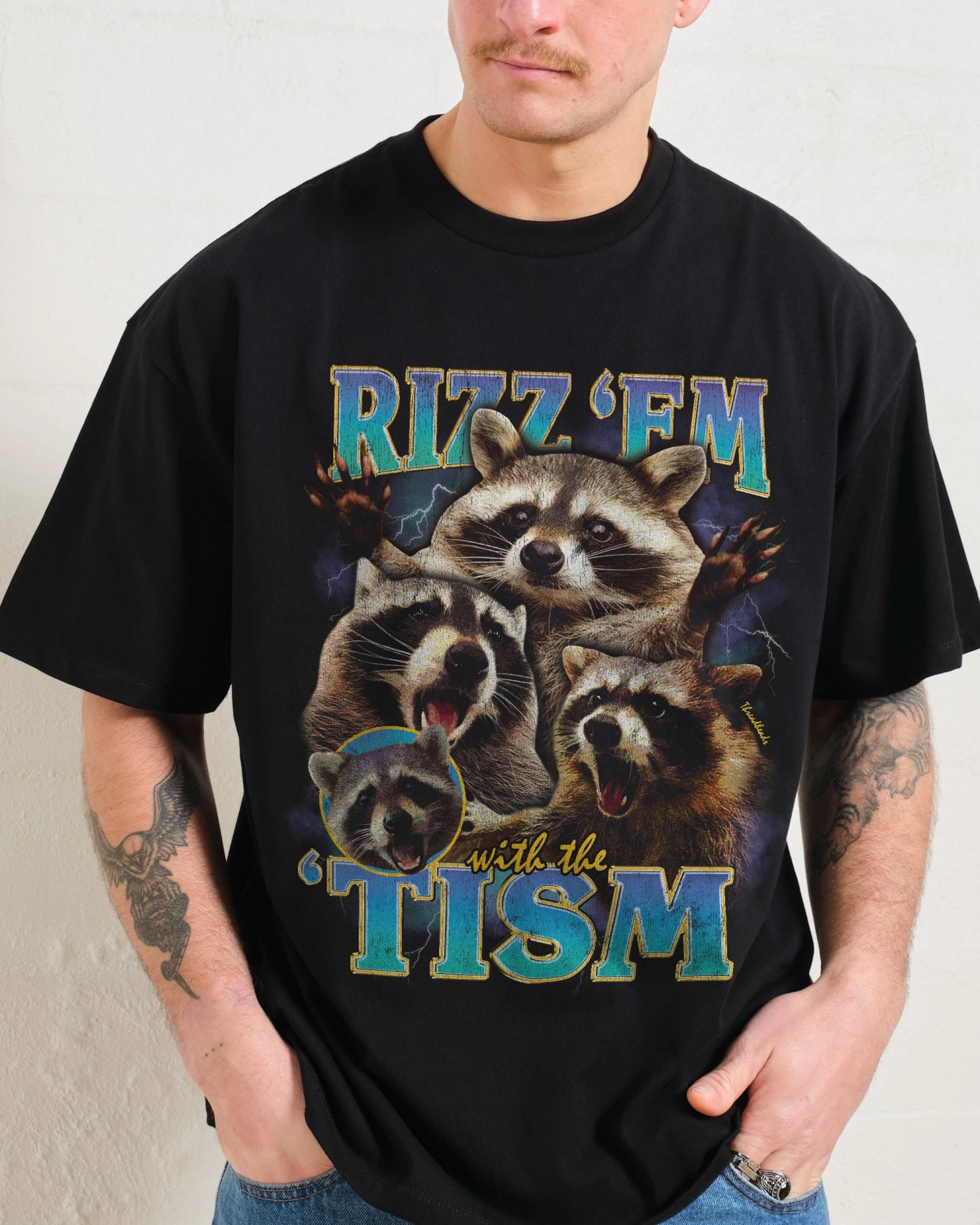 Rizz 'Em With The 'Tism Oversized Tee 4 Rizz 'Em With The 'Tism Oversized Tee - Image 2