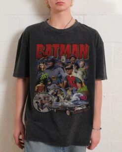 DC Batman Vintage Wash Tee
