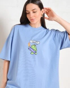 Let's Commit Arson Oversized Tee -Thread Heads Sale Store BlueOversized Front 4d763f4d c29d 42a0 9bd4 7d731e693673