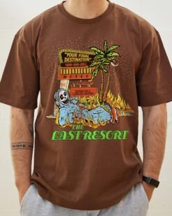 Last Resort Hotel Vacation Packages T-Shirt 8 Last Resort Hotel Vacation Packages T-Shirt -Thread Heads Sale Store Brown Front 0fe649a8 ae60 4605 8d08 45ebe217dc84