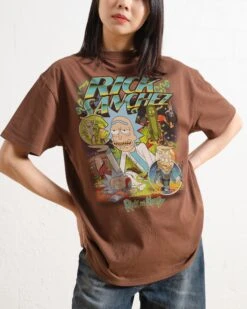 Rick And Morty Rick Sanchez Vintage T-Shirt -Thread Heads Sale Store Brown Front 6abb55d7 5841 4a4a b5f7 6a3c3b29c901