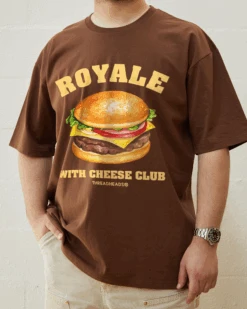 Royale With Cheese T-Shirt -Thread Heads Sale Store Brown Front 8279e6c3 affb 4558 a2bf 3654c4b777d0