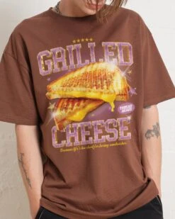 Grilled Cheese T-Shirt -Thread Heads Sale Store Brown Front d2345ca5 9e02 4085 982b dcba485ef47b