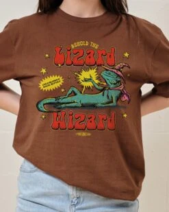 Lizard Wizard T-Shirt 20 Lizard Wizard T-Shirt -Thread Heads Sale Store Brown Front f3d63fd7 0fbe 4fde 90b5 a6358b838017
