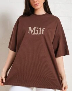 Man I Love Frogs Front And Back Oversized Tee -Thread Heads Sale Store BrownOversized Front aac856d6 1692 4c9c b3b0 1f33a843d411