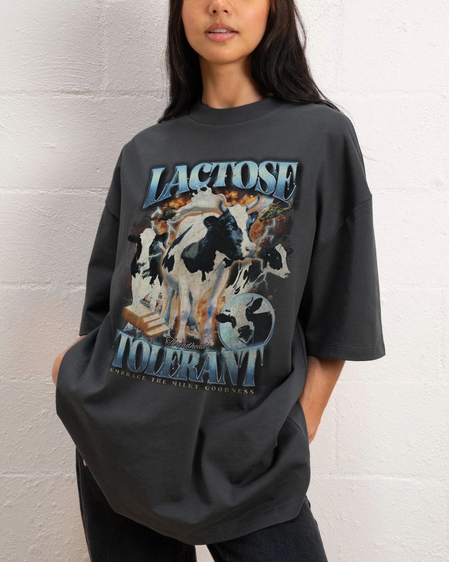 Lactose Tolerant Oversized Tee 3 Lactose Tolerant Oversized Tee
