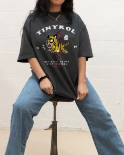 Tiger Fighter Oversized Tee