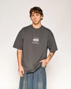 Breakfast Coffee Oversized Tee -Thread Heads Sale Store CharcoalOversized Front f7e5a5bc 8dc3 4821 9dd9 fe59fc646cab