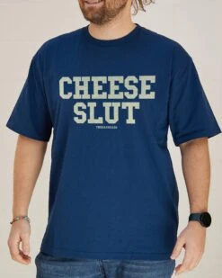 Cheese Slut T-Shirt 20 Cheese Slut T-Shirt -Thread Heads Sale Store Cheese Slut Navy Front d2a85a45 67ac 4af7 b8af 7adec6aeb3b1
