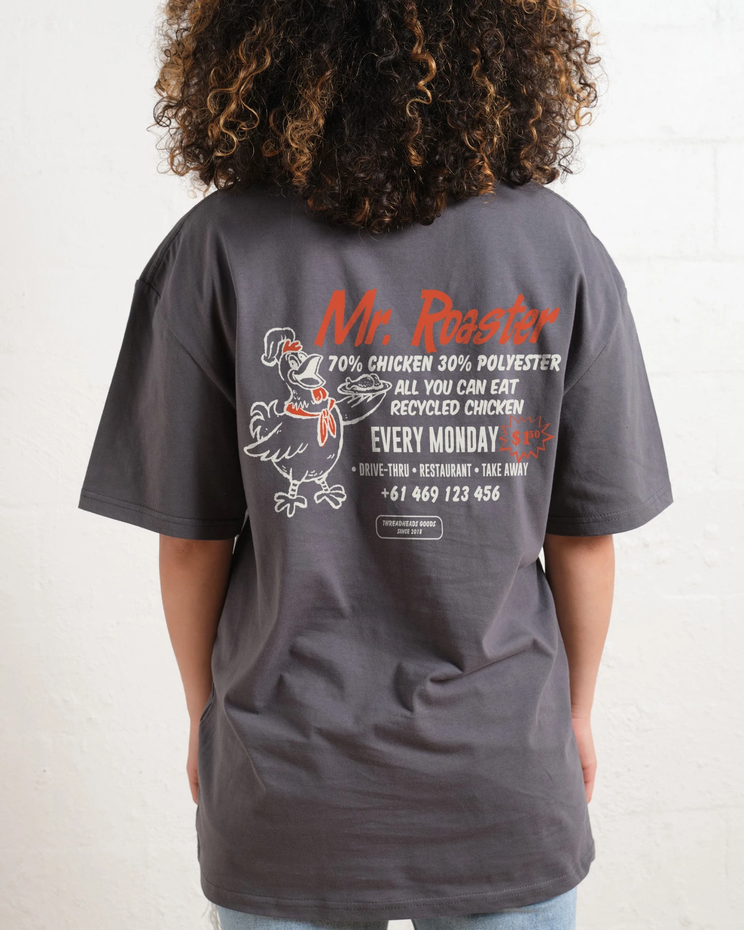 Mr. Roaster Fried Chicken T-Shirt 7 Mr. Roaster Fried Chicken T-Shirt - Image 5