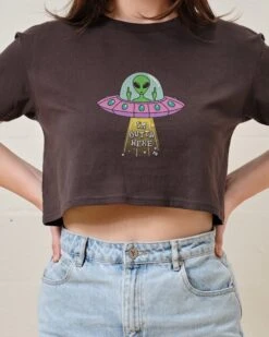 I'm Outta Here Crop Tee 9 I'm Outta Here Crop Tee -Thread Heads Sale Store Coal Crop Tee Front f12a3e79 fcc8 4d3b a914 d2dc6a6979f5