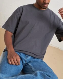 Classic Tee 5-Pack: Brown, Navy, Charcoal, Pale Blue, White -Thread Heads Sale Store Coal Front 1 fd5791a7 6cd8 4a6e bda7 edc923eabc29