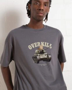 Overkill T-Shirt -Thread Heads Sale Store Coal Front 55eb801b efd2 4b6f acb7 10fb8081b2a4