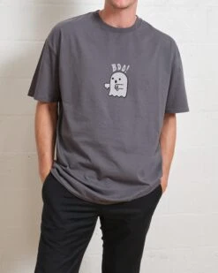 Boo Ghost T-Shirt -Thread Heads Sale Store Coal Front 7b87052a a801 4fec b62e 3c3bf0dc808f