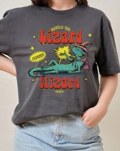 Lizard Wizard T-Shirt 18 Lizard Wizard T-Shirt -Thread Heads Sale Store Coal Front c39b4b14 ce90 4ead 89b1 a0ce99858a1a