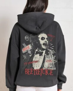 Beetlejuice Grave Hoodie -Thread Heads Sale Store Coal Hoodie Women Back 84bae293 1a34 4eed 8bdc 68c3602fd367