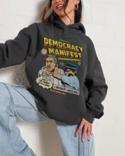 This Is Democracy Manifest Hoodie -Thread Heads Sale Store Coal Hoodie Women Front 23cb17fa d732 4413 b84b d0763749fed4