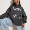 NASA Galaxy Hoodie -Thread Heads Sale Store Coal Hoodie Women Front 7e342d8a e75a 48a2 94c3 687a921da70d