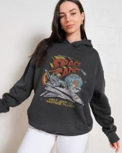 Space Cadet Hoodie -Thread Heads Sale Store Coal Hoodie Women Front d32347a5 6374 429a b97c 2f47d902a6ad