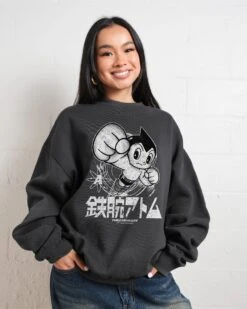Astro Boy Black And White Sweatshirt