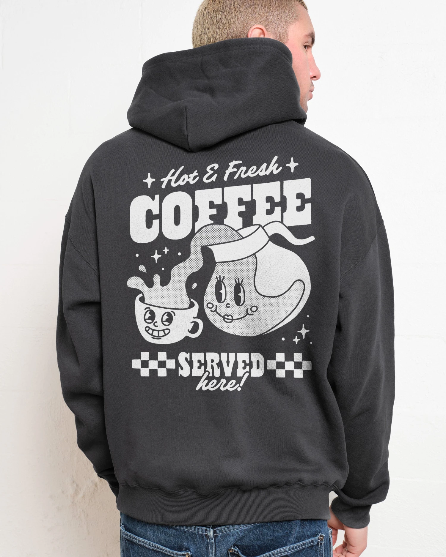 Hot & Fresh Coffee Hoodie 5 Hot & Fresh Coffee Hoodie - Image 3