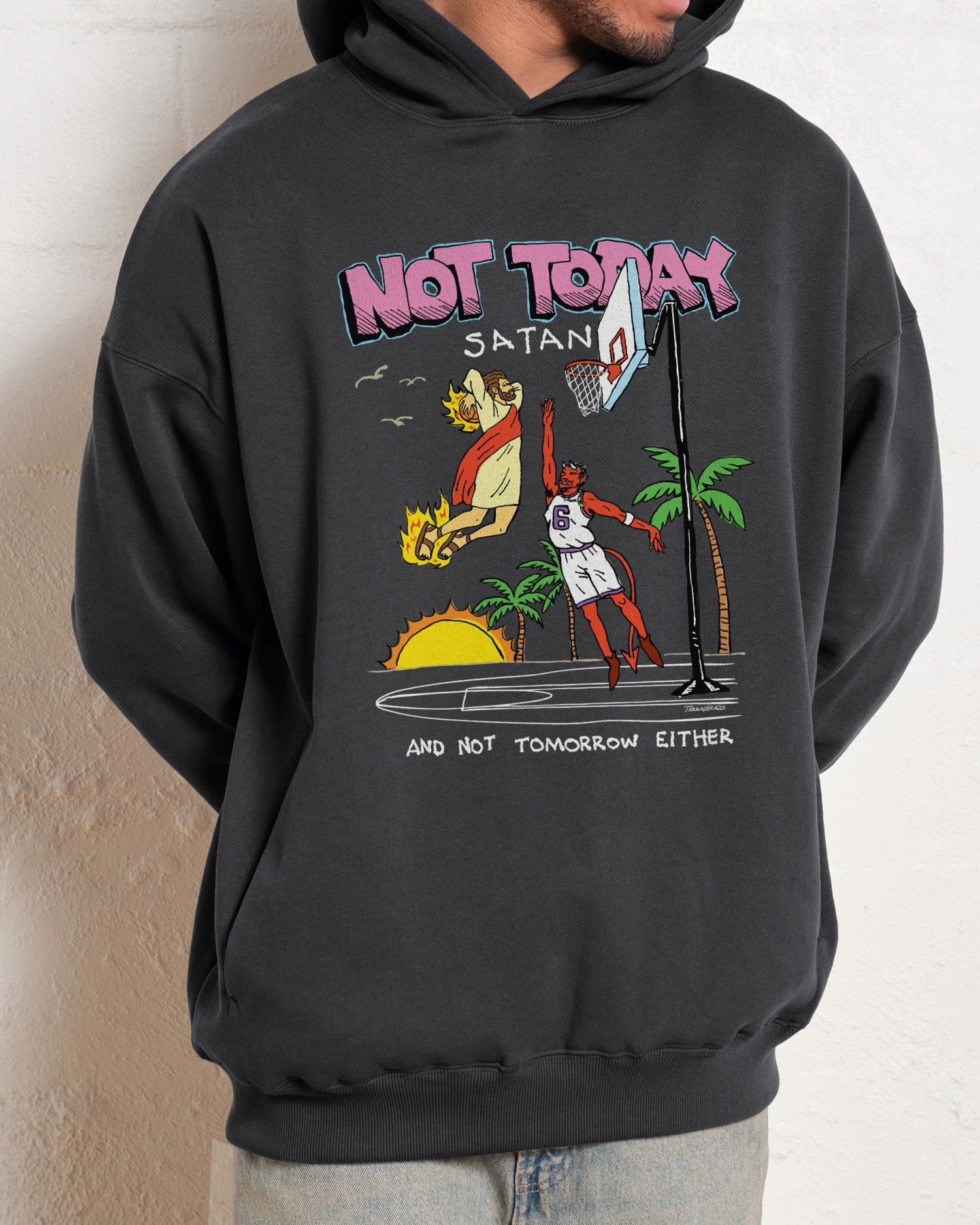 Not Today Satan Hoodie 3 Not Today Satan Hoodie