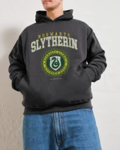 Harry Potter Slytherin College Hoodie -Thread Heads Sale Store Coal Men Hoodie Front 5167e66e 645c 4991 b747 9e0f37566e68