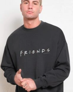 Friends Logo Sweatshirt 12 Friends Logo Sweatshirt -Thread Heads Sale Store Coal Men Jumper Front 4127d5d7 3b30 4b9a 8319 6e3bd6fd9c81