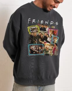 Friends Vintage Sweatshirt 7 Friends Vintage Sweatshirt -Thread Heads Sale Store Coal Men Jumper Front e614c568 aba2 438c 84ab 834c630de9a9