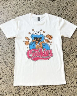 Sesame Street Cookie Monster Cookies T-Shirt 14 Sesame Street Cookie Monster Cookies T-Shirt -Thread Heads Sale Store Cookies