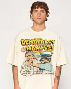 This Is Democracy Manifest Oversized Tee