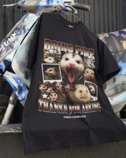 Doing Fine Opossum T-Shirt -Thread Heads Sale Store DoingFine Website 1