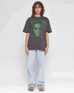 Matrix Revolution T-Shirt 9 Matrix Revolution T-Shirt -Thread Heads Sale Store Full Body Coal Front