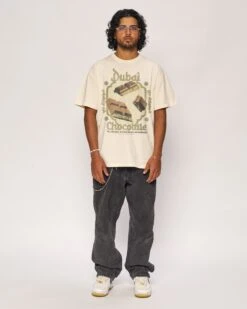 Dubai Choccy T-Shirt -Thread Heads Sale Store Full Body Natural Front 1