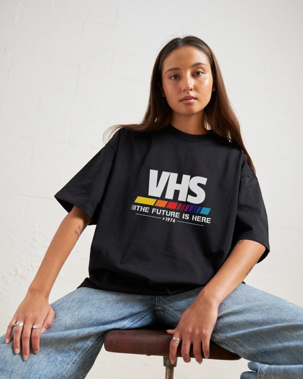 VHS - The Future Is Now Oversized Tee 4 VHS - The Future Is Now Oversized Tee - Image 2