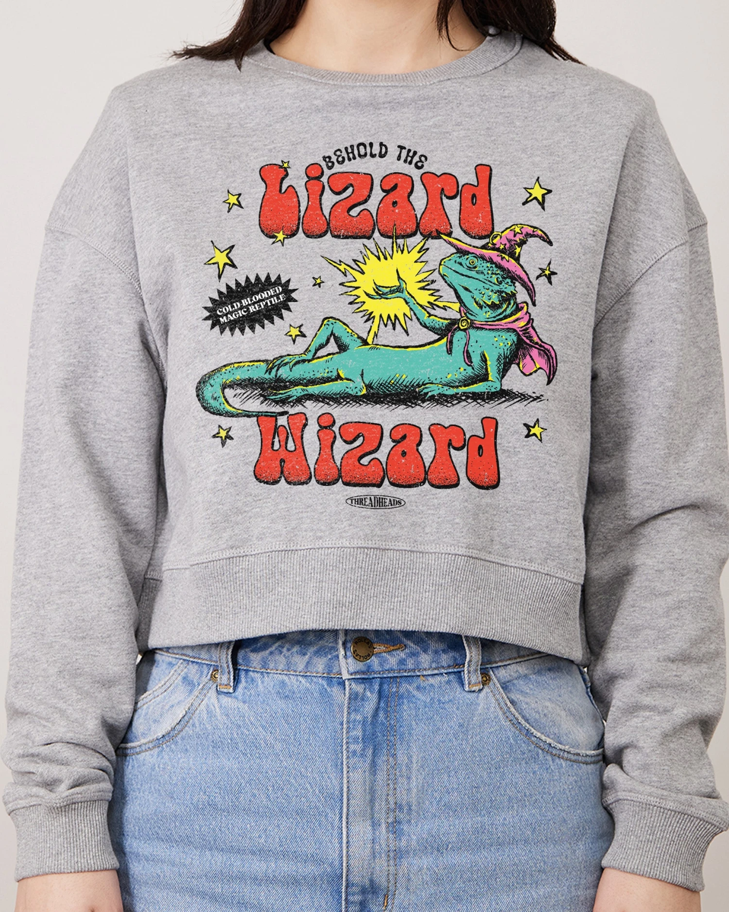 Lizard Wizard Crop Jumper 4 Lizard Wizard Crop Jumper - Image 2