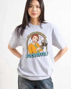 Fuckoffee T-Shirt -Thread Heads Sale Store Grey Front 4d5a47f9 3e92 4afe 9791 641262ba6ec6