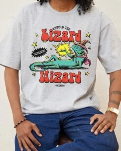 Lizard Wizard T-Shirt 19 Lizard Wizard T-Shirt -Thread Heads Sale Store Grey Front 4ded82f8 99fa 4b49 b5da 2185f18e358a