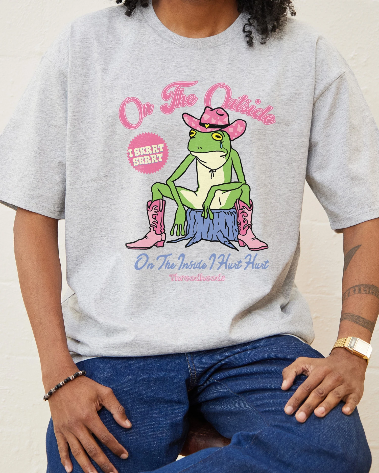 On The Outside I Skrrt Skrrt T-Shirt 7 On The Outside I Skrrt Skrrt T-Shirt - Image 5