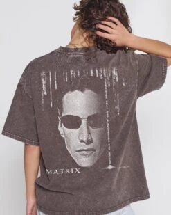Matrix Revolution Wash Tee -Thread Heads Sale Store GreyWashed Close Up Back 7ba4f2c1 ea06 45df a57d 0e4c8a9bc1f7