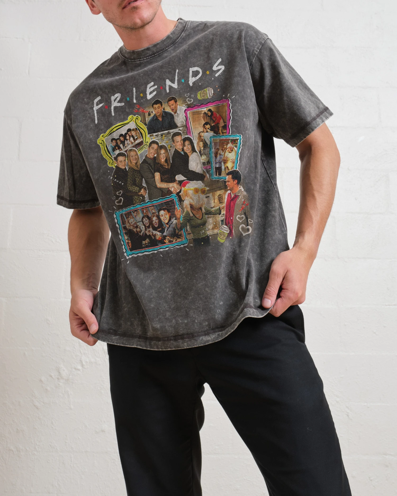Friends Vintage Wash Tee 4 Friends Vintage Wash Tee - Image 2