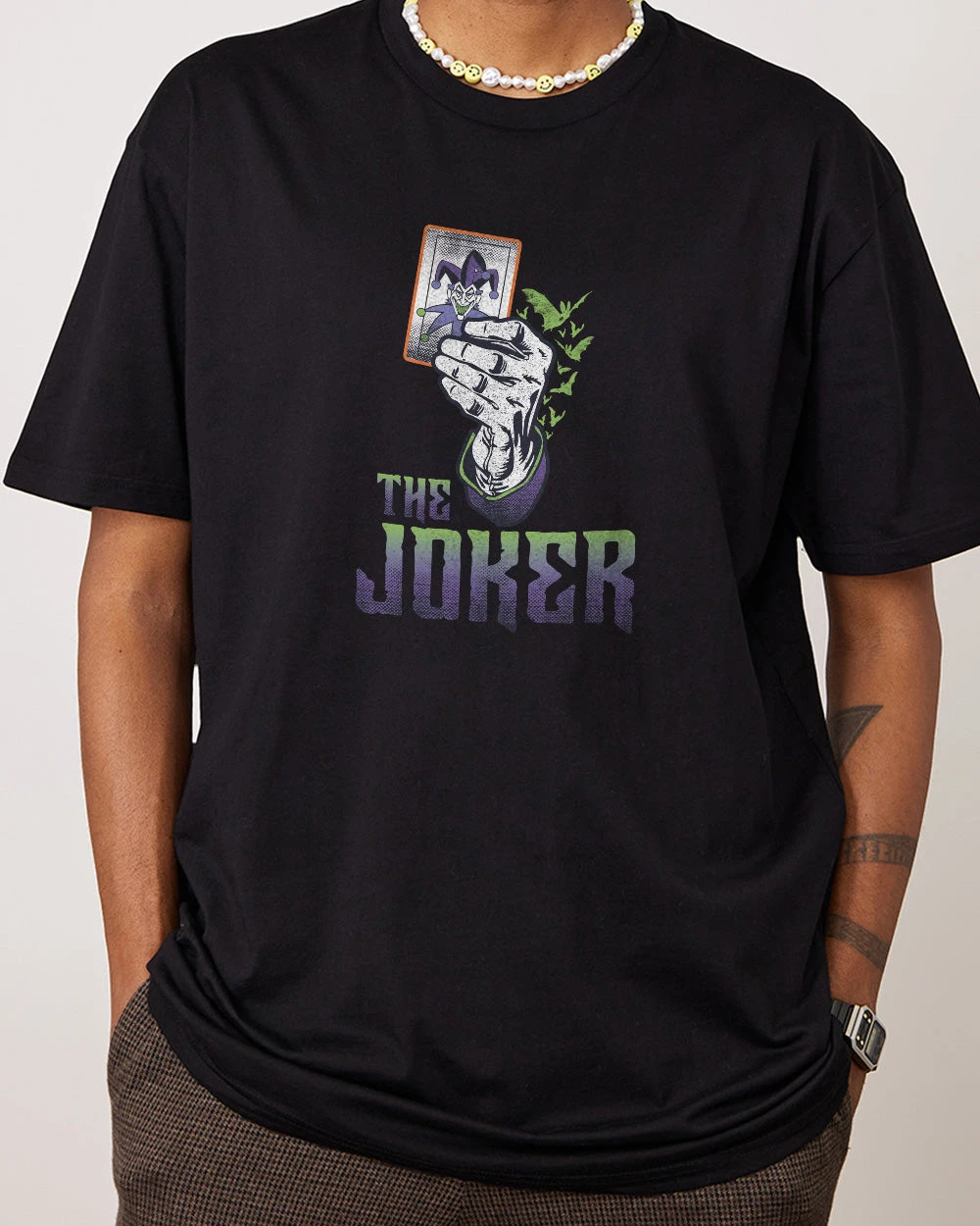 DC Joker Arkham Asylum T-Shirt 4 DC Joker Arkham Asylum T-Shirt - Image 2