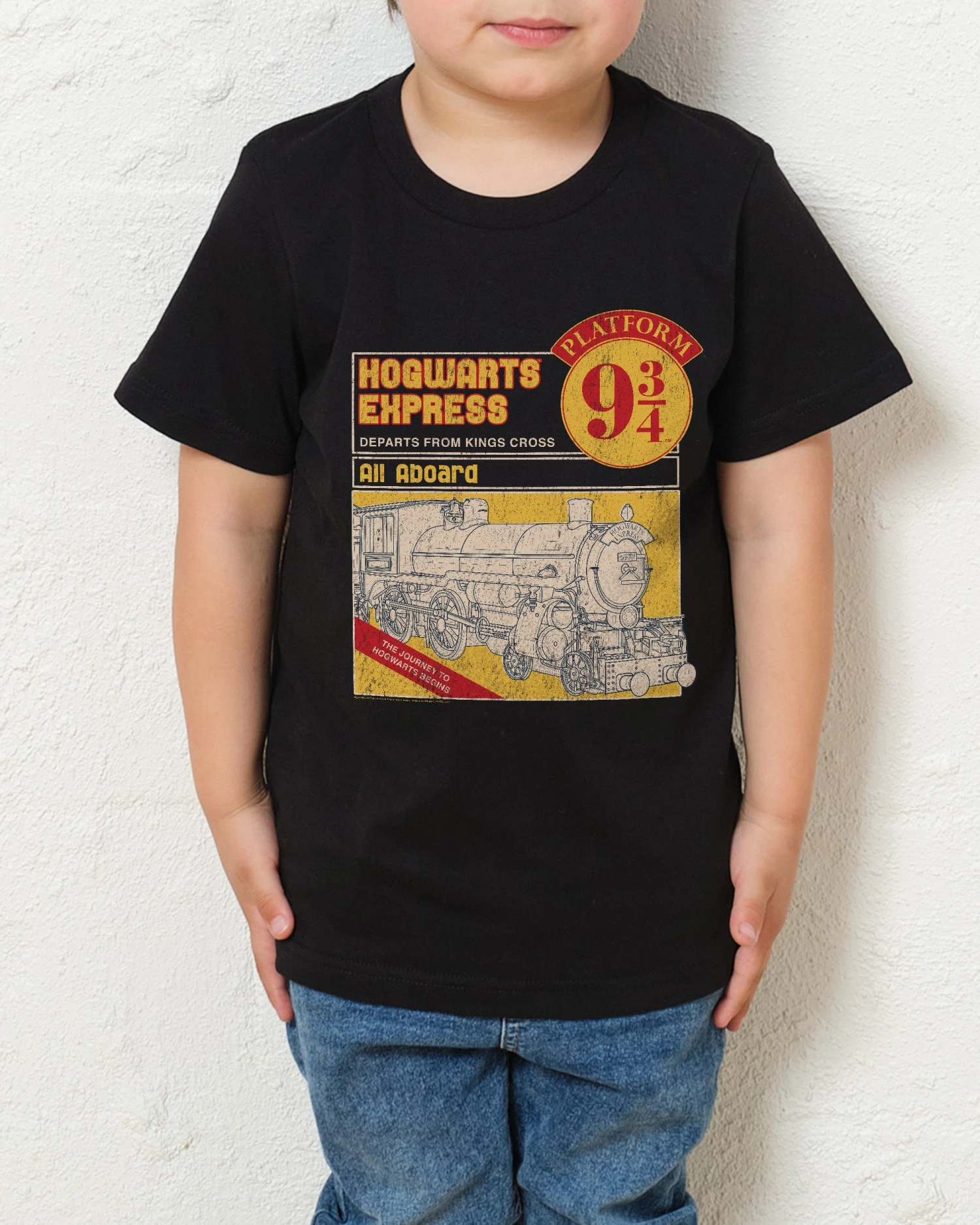 Harry Potter Platform Nine And Three Quarters Kids T-Shirt 4 Harry Potter Platform Nine And Three Quarters Kids T-Shirt - Image 2