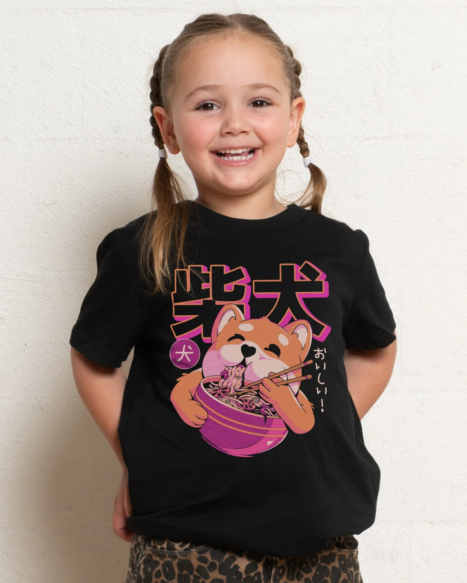 Shiba Noodles Kids T-Shirt 3 Shiba Noodles Kids T-Shirt